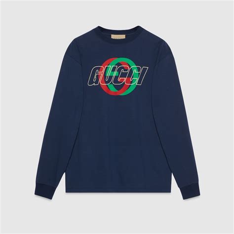 t shirt gucci maniche lunghe|gucci negozio online.